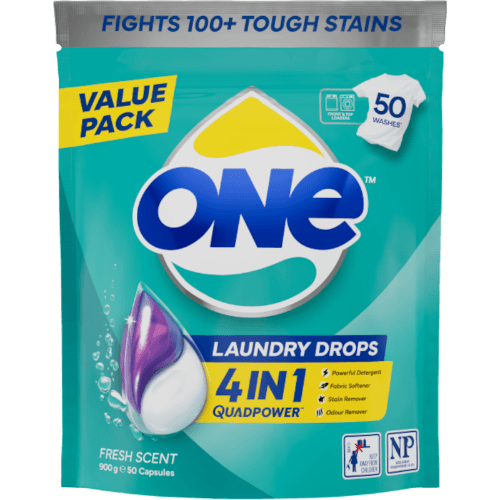 One -LAUNDRY POD-2 Cavity-4IN1 50 pack