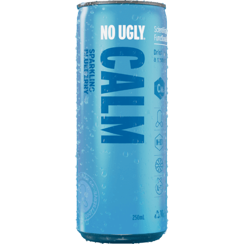No Ugly Calm Sparkling Blueberry 250 mL