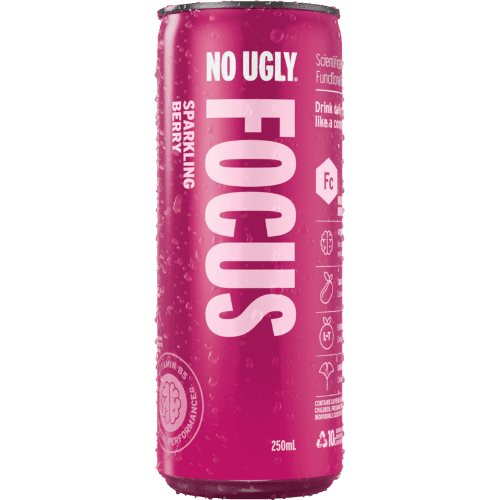 No Ugly Focus Sparkling Berry Drink