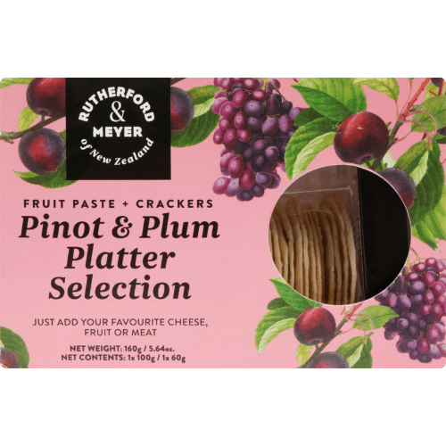 Rutherford & Meyer Platter Selection Pinot & Plum Fruit Paste and Crackers