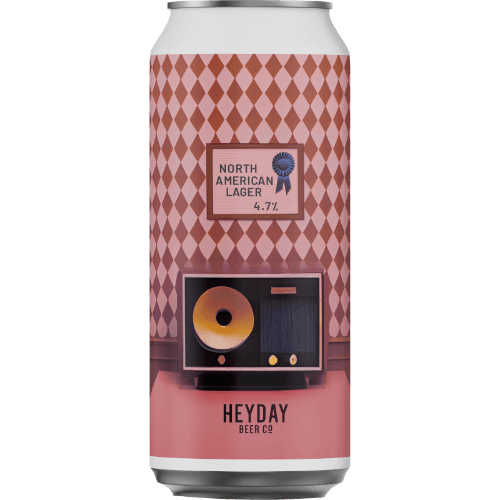 Heyday Beer Co North American Lager 440 mL