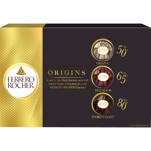 Ferrero Rocher Origins Chocolates