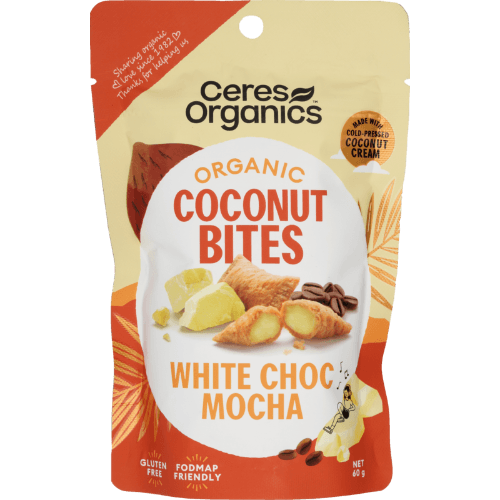 Ceres Organics White Choc Mocha Coconut Bites