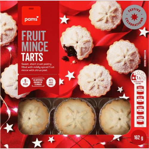 Pams Fruit Mince Tarts 9 pack