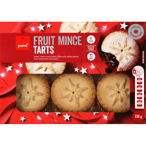 Pams Fruit Mince Tarts 6 pack