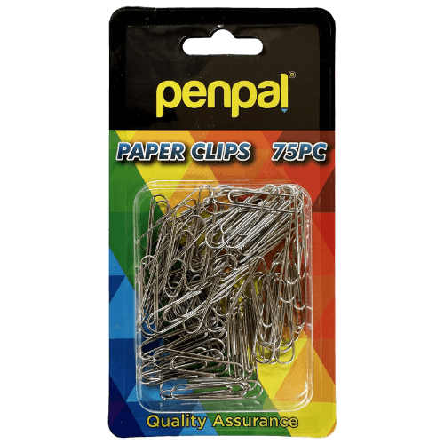 Penpal Paper Clips 75 pack