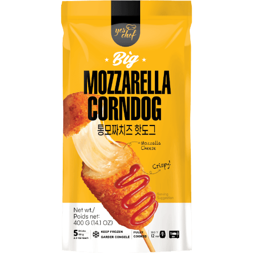 YesChef Big Mozarella Frozen Corndog