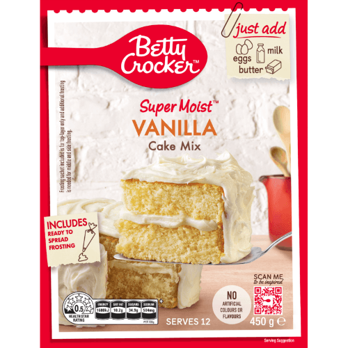 Betty Crocker Super Moist Vanilla Cake Mix
