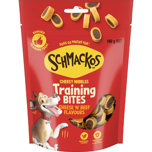 Schmackos Cheesy Nibbles Cheese 'N' Beef Flavours Training Bites