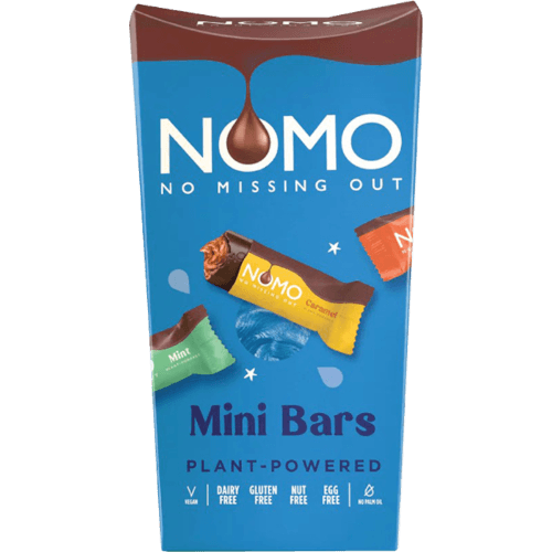 NOMO Plant Powered Mini Bars Selection Box Chocolate