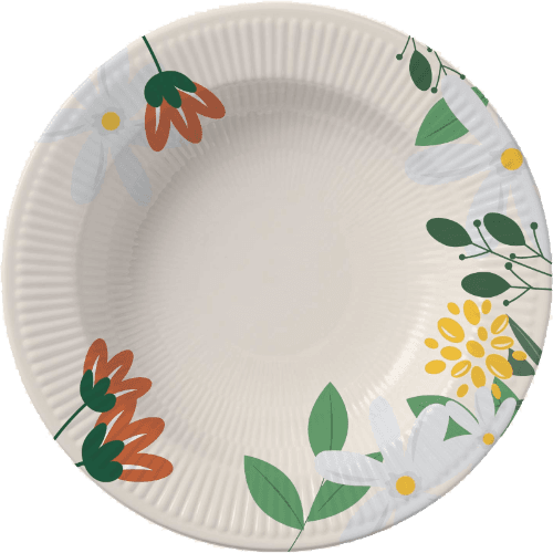 Max Brand Christmas Print Plate 23cm 8 pack