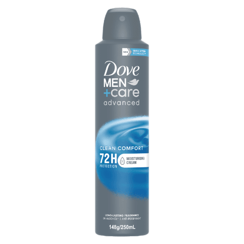Dove Men + Care Advanced Clean Comfort 72hr Antiperspirant Deodorant