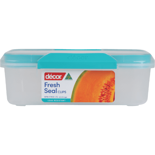 Decor Fresh Seal Clips Oblong Contaiuner