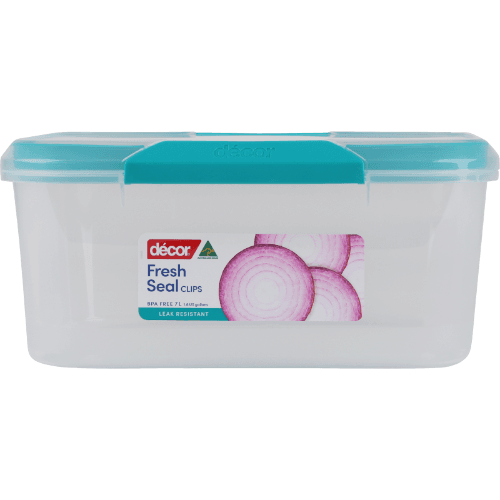 Decor Fresh Seal Clips Oblong Container
