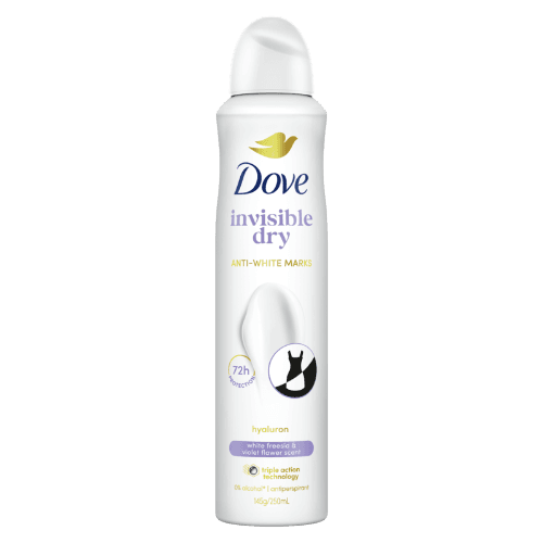 Dove Advanced Care Invisible Dry White Freesia & Violet Scent 72hr Antiperspirant Deodorant