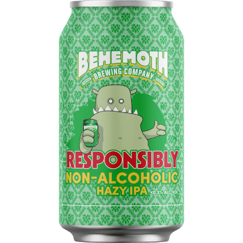 Behemoth Brewing Company Responsibly Non-Alcoholic Hazy IPA 330 mL