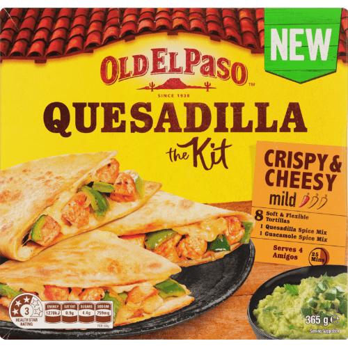Old El Paso Quesadilla Crispy & Cheesy Mild Kit