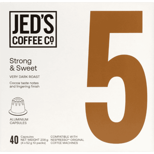 Jed's Coffee Co. 5 Strong & Sweet Coffee Capsules