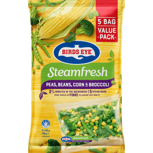 Birds Eye SteamFresh Peas Bean Corn & Broccoli