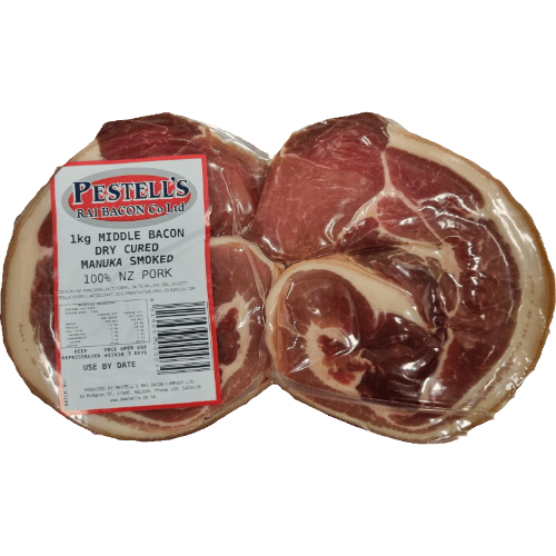 Pestell's Rai Valley Dry Cured Middle Bacon