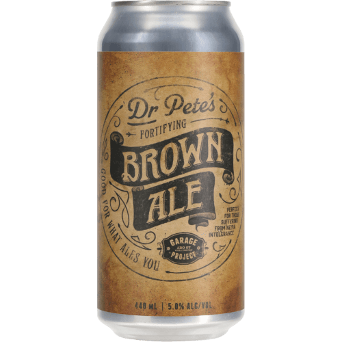 Garage Project Dr Pete's Fortifying Brown Ale 440 mL