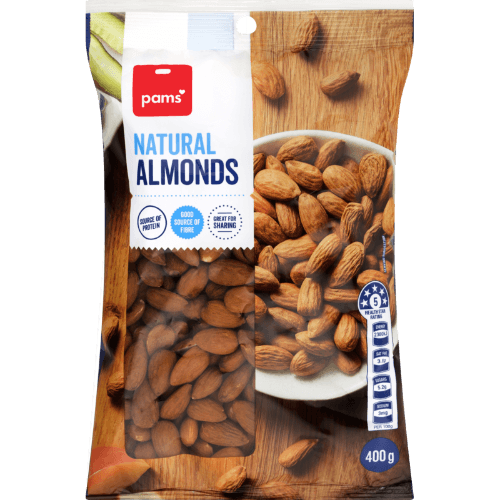 Pams Natural Almonds