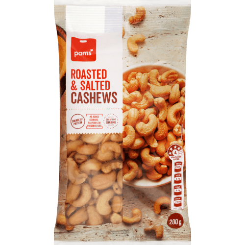 Pams Roasted & Salted Cashew