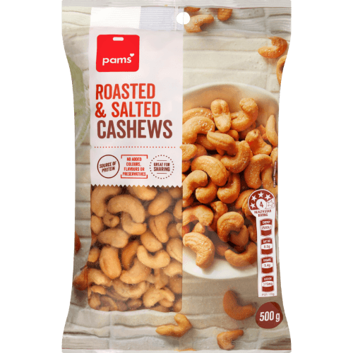 Pams Roasted & Salted Cashews