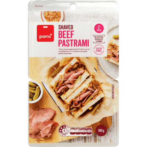 Pams Shaved Beef Pastrami