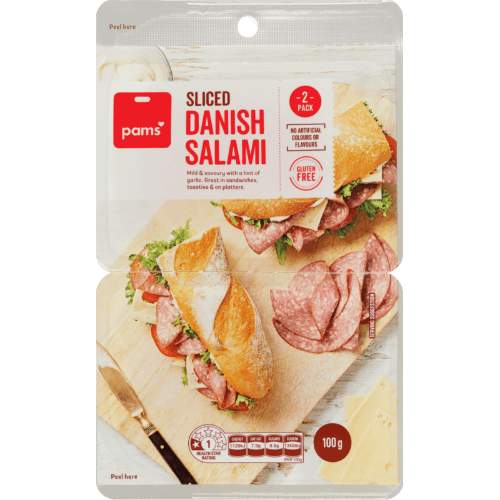 Pams Sliced Danish Salami