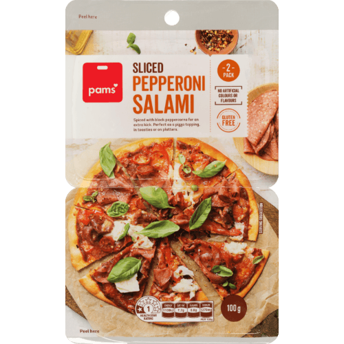 Pams Sliced Pepperoni Salami