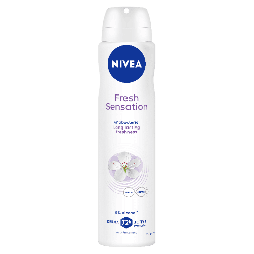 Nivea Fresh Sensation 72Hr Protection Anti-Perspirant Deodorant Aerosol