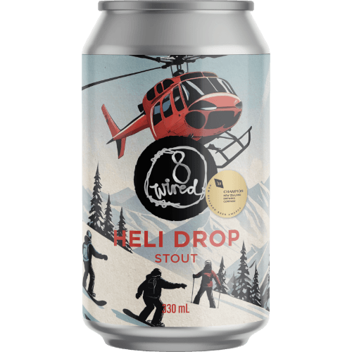 8 Wired Heli Drop Stout 330 mL