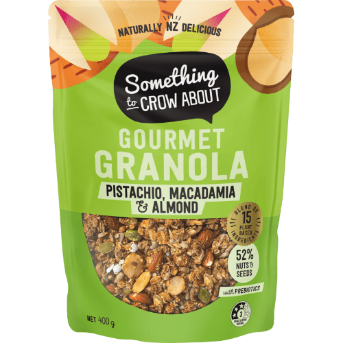 Something to Crow About Pistachio Macadamia & Almond Gourmet Granola