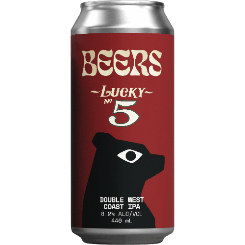 BEERS Lucky No.5 Double West Coast IPA 440 mL