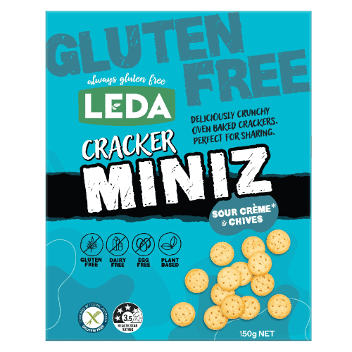 Leda Miniz Sour Cream & Chive Crackers