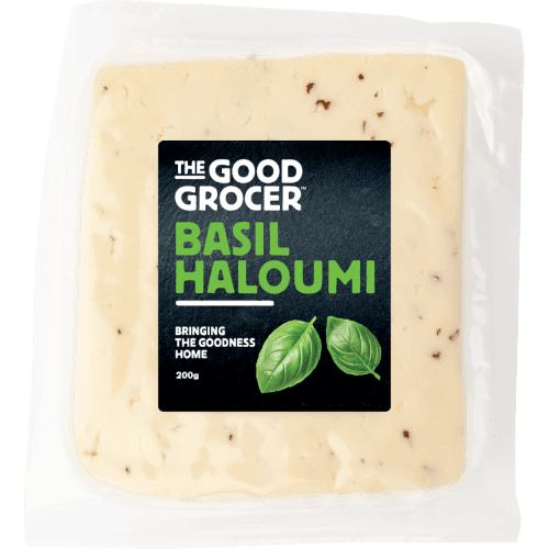 The Good Grocer Basil Haloumi