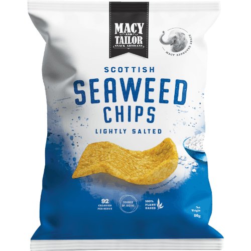 Macy and Tailor Lightly Salted Scottish Seaweed Chips