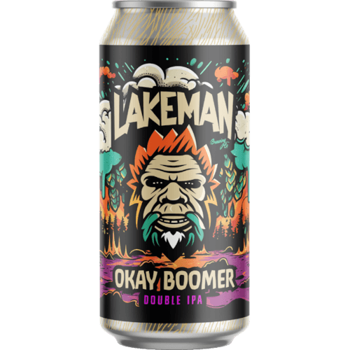 Lakeman Brewing Co Oaky Boomer Double IPA 440 mL