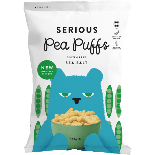 Serious Sea Salt Pea Puffs