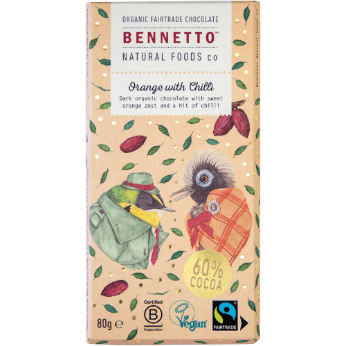 Bennetto Orange With Chilli Chocolate Block