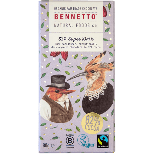 Bennetto 82% Super Dark Chocolate Block