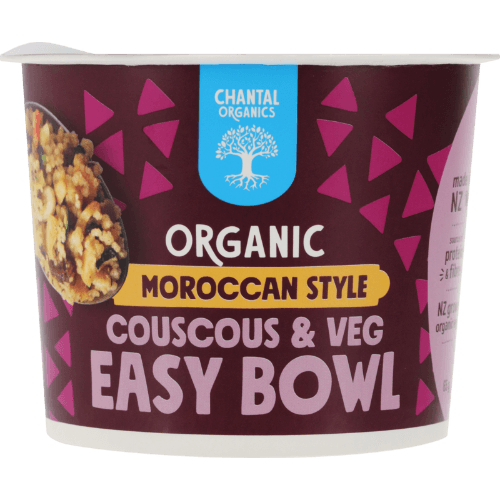 Chantal Organics Moroccan Style Couscous & Veg Easy Bowl