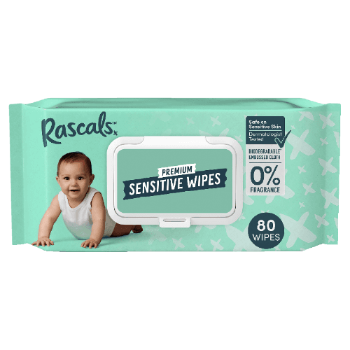 Rascals Premium Sensitive Wipes