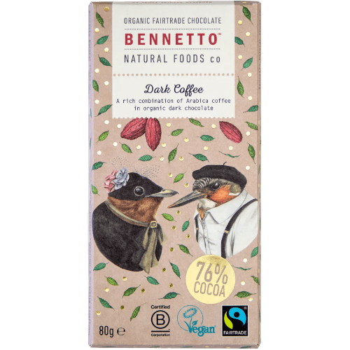 Bennetto Dark Coffee Chocolate Block