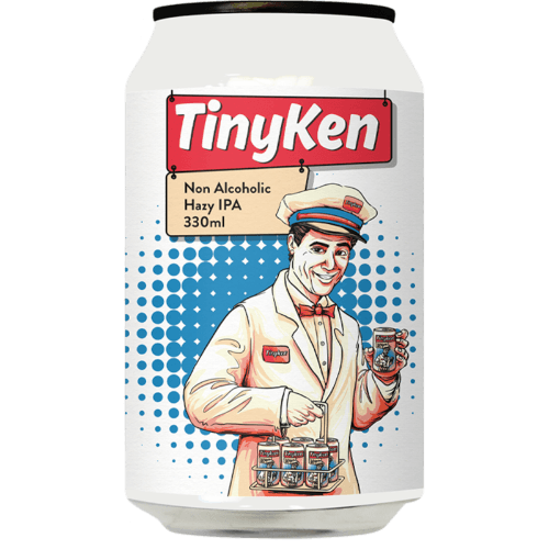 Double Vision Brewing Company Tinyken Non-Alcohol Hazy IPA