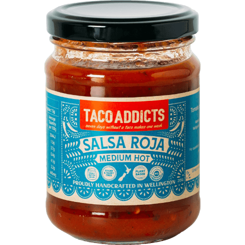 Taco Addicts Salsa Roja Medium Hot Sauce