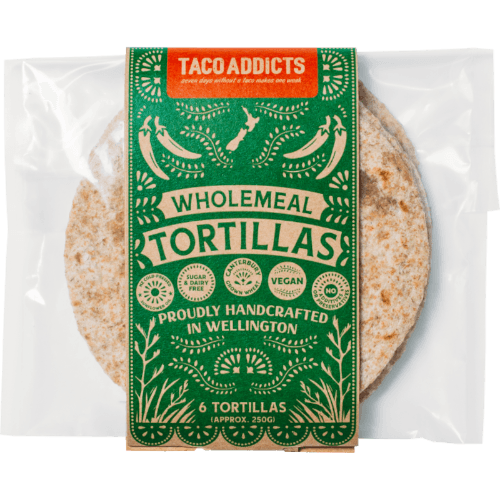 Taco Addicts Wholemeal Tortillas Bread