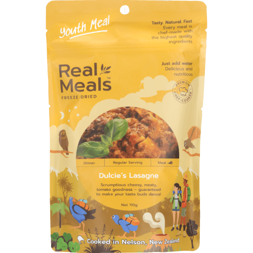 Real Meals Youth Range Dulcie's Lasagne Freeze Dried Meal
