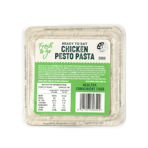 Fresh To Go Ready To Eat Chicken Pesto Pasta